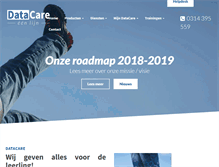 Tablet Screenshot of datacare.nl