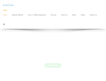 Tablet Screenshot of datacare.com